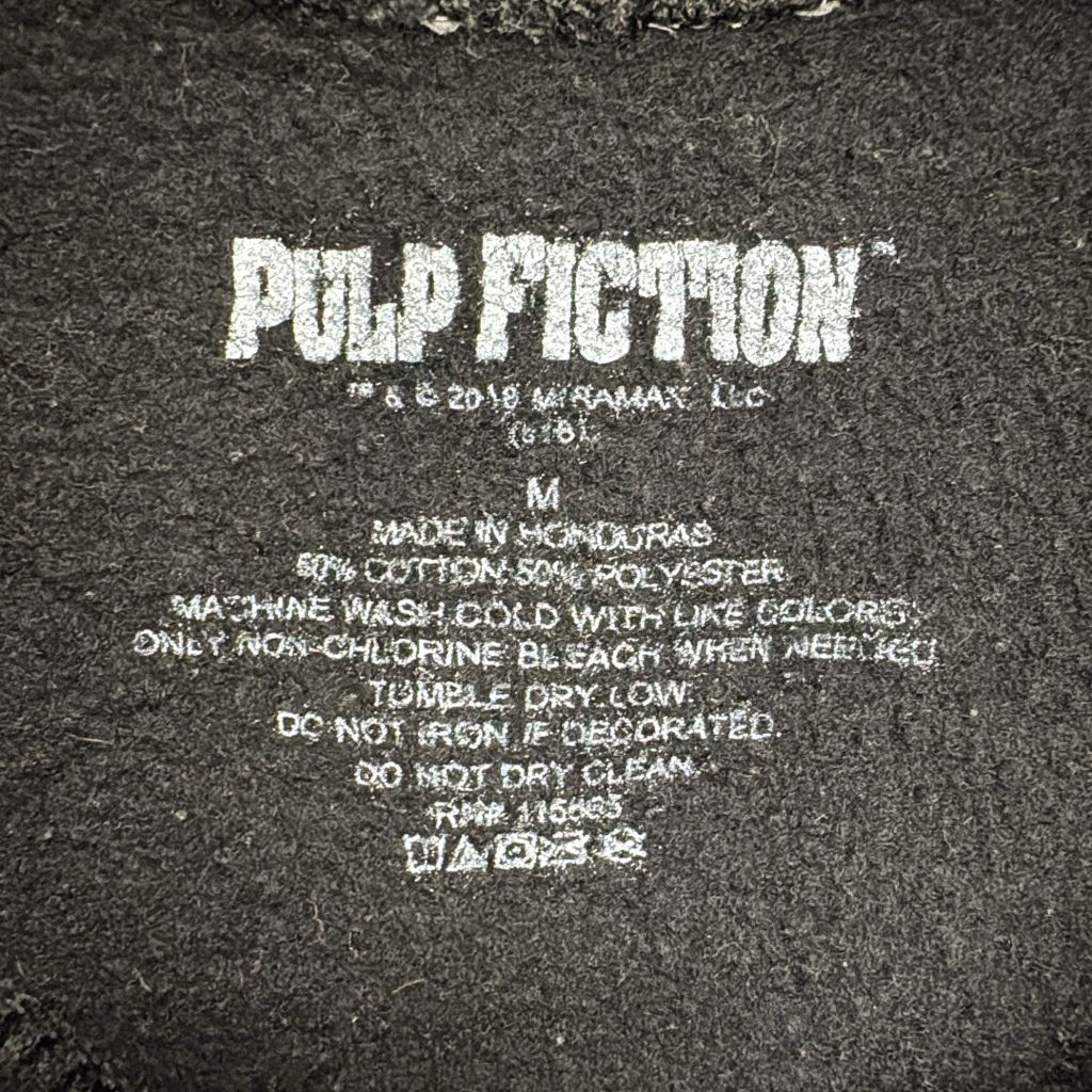 Pulp Fiction パルプ・フィクション スウェットパーカー ムービー