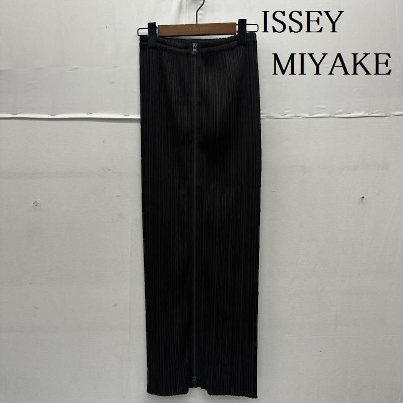 イッセイミヤケ PLEATS PLEASE プリーツ ジップ スリット ロング