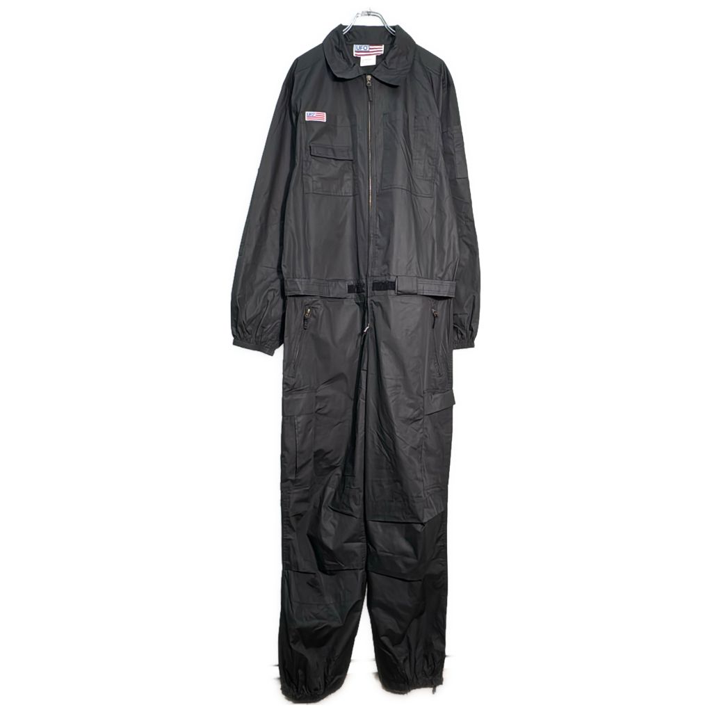 90年代 UFO フライトスーツ オールインワン ブラック(メンズ L)中古 古着 Y4669 7,013円