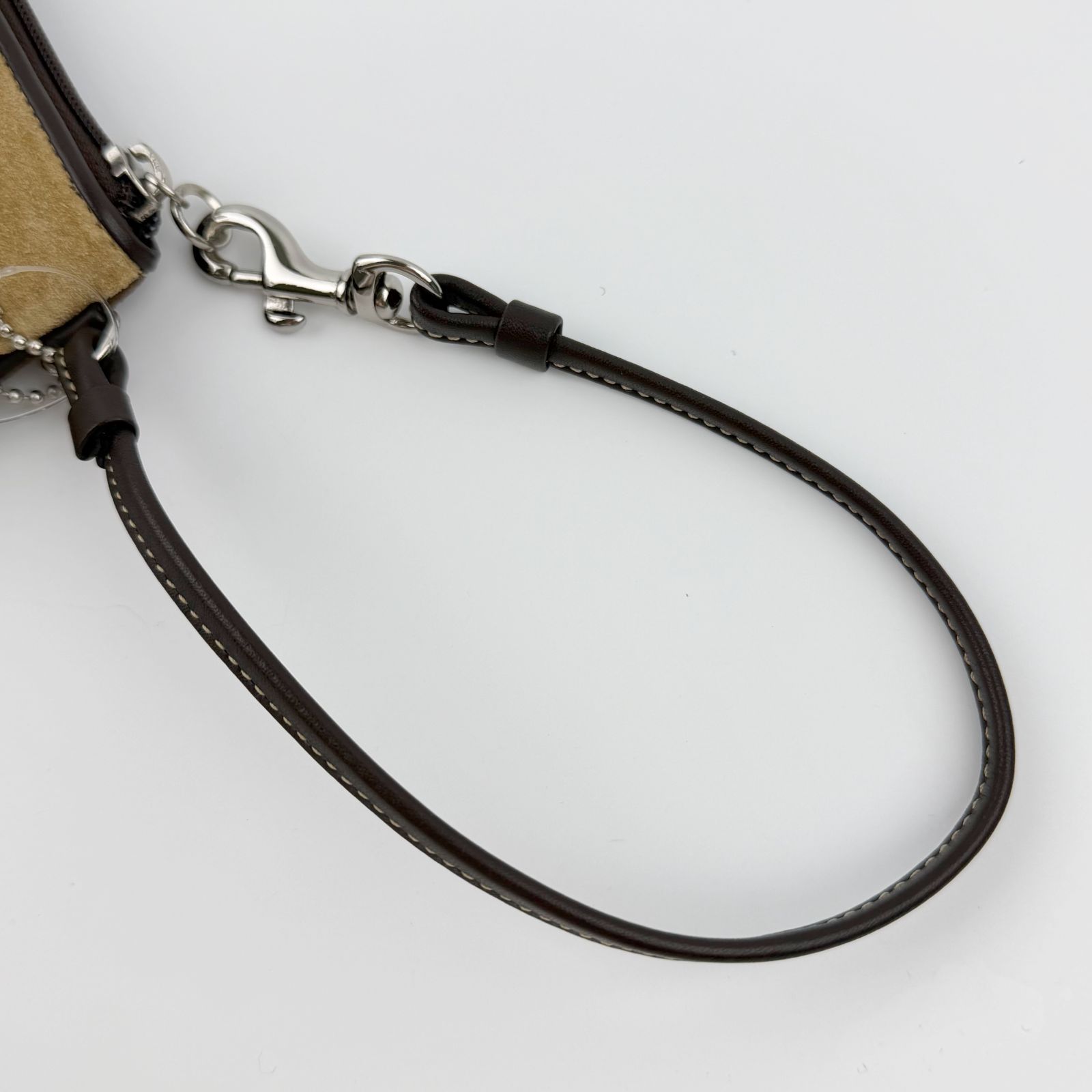 中古】COACH コーチ シグネチャー パッチワーク ハンドバッグ ポーチ