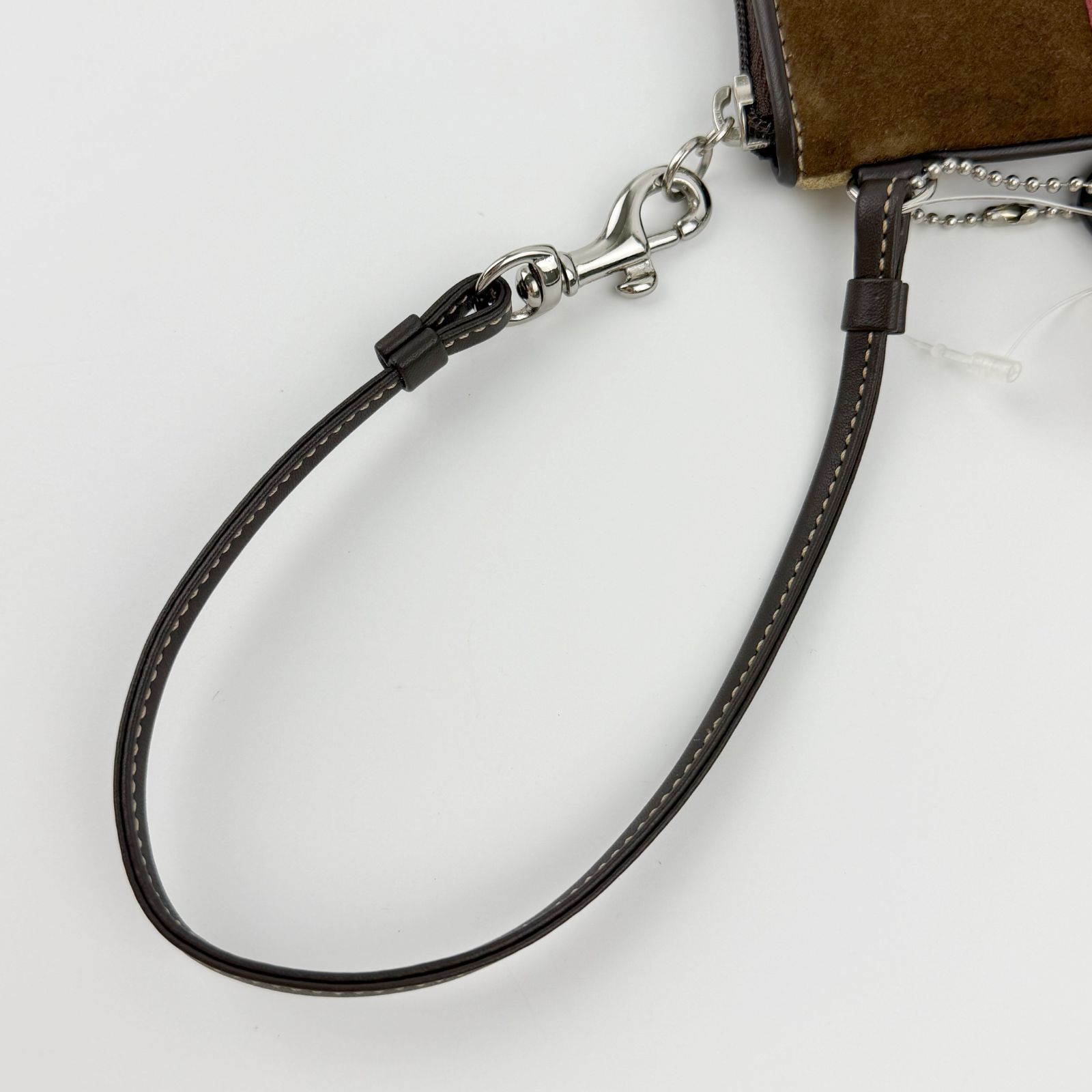 中古】COACH コーチ シグネチャー パッチワーク ハンドバッグ ポーチ