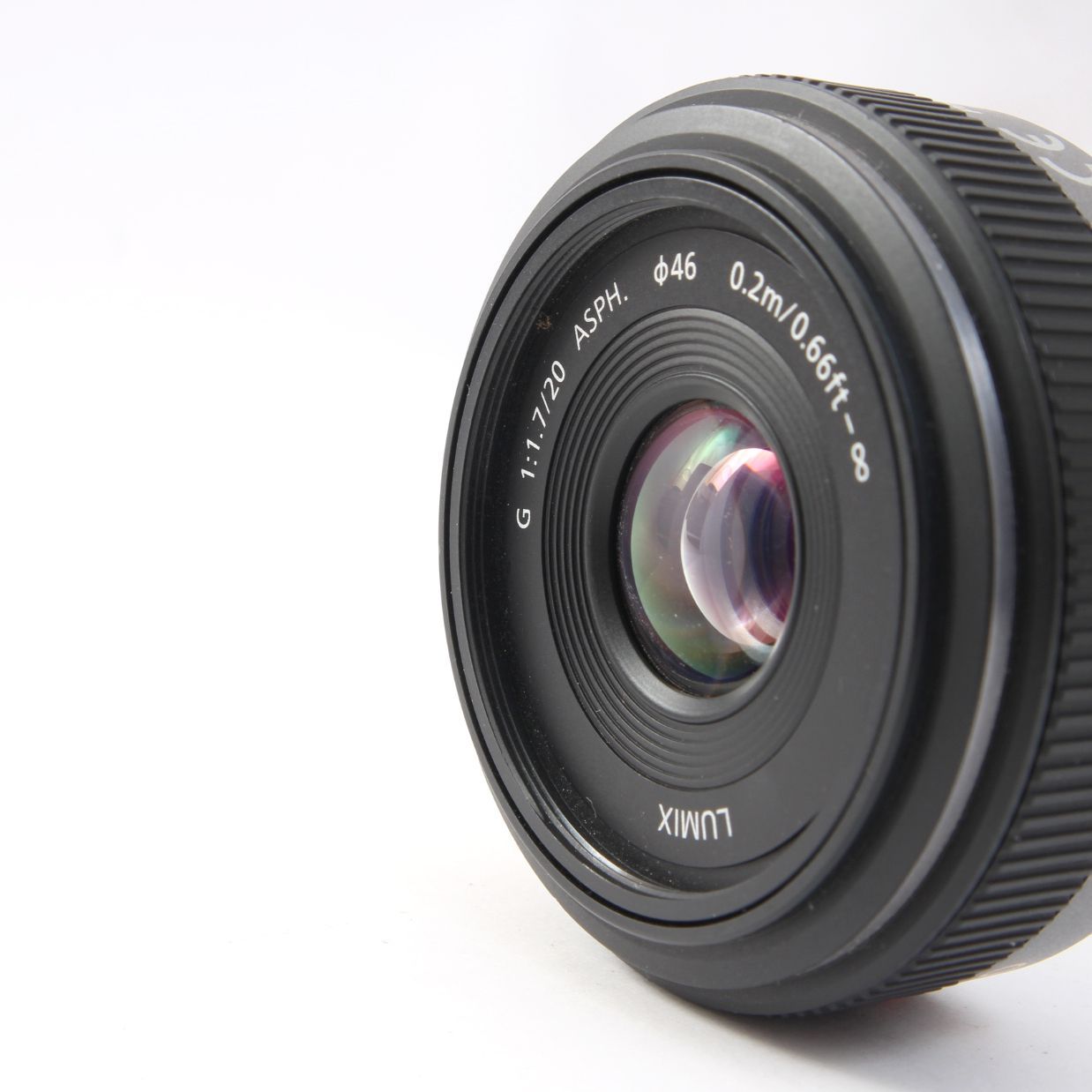 LUMIX G 1:1.7/20 ASPH 単焦点レンズ　中古美品 パナソニック Panasonic LUMIX G 20mm F1.7 ASPH. 単焦点レンズ - メルカリ