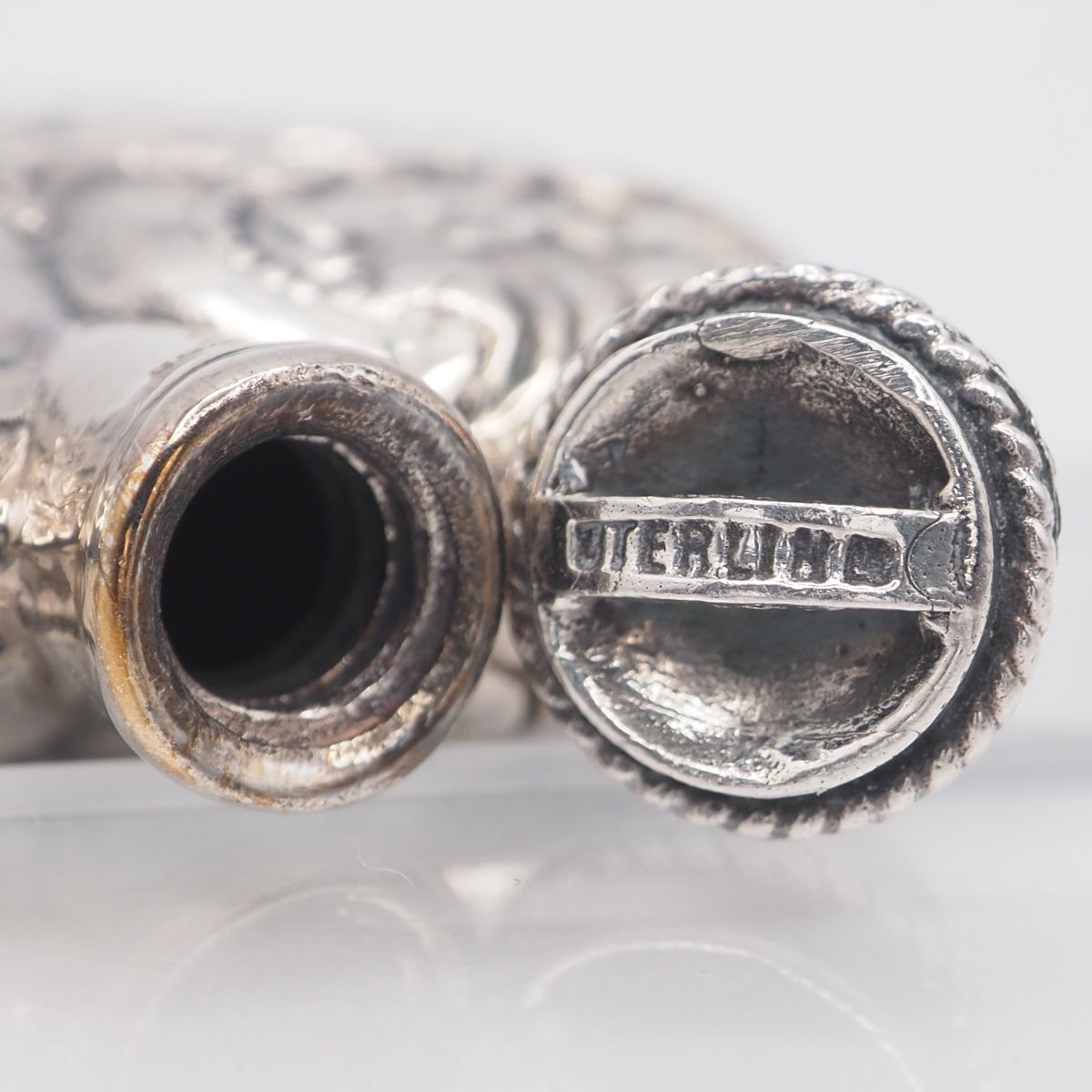 B087 アンティーク STERLING 925 ホールマーク刻印 香水瓶 香水入れ