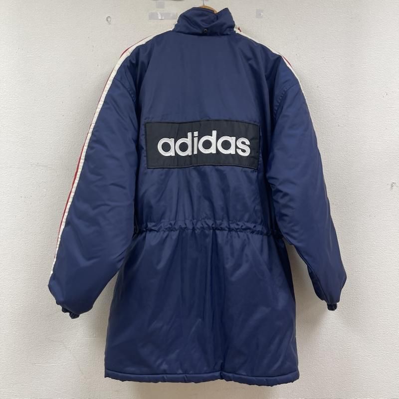 アディダス 80s 90s 万国旗タグ ヴィンテージ ベンチコート ジャケット