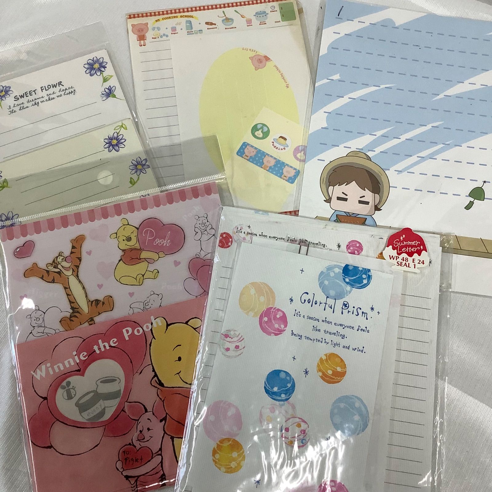 メモ帳まとめ売り　　専用 レトロ文房具 ノート・メモ帳・便箋・色画用紙 まとめ売り 使いかけ