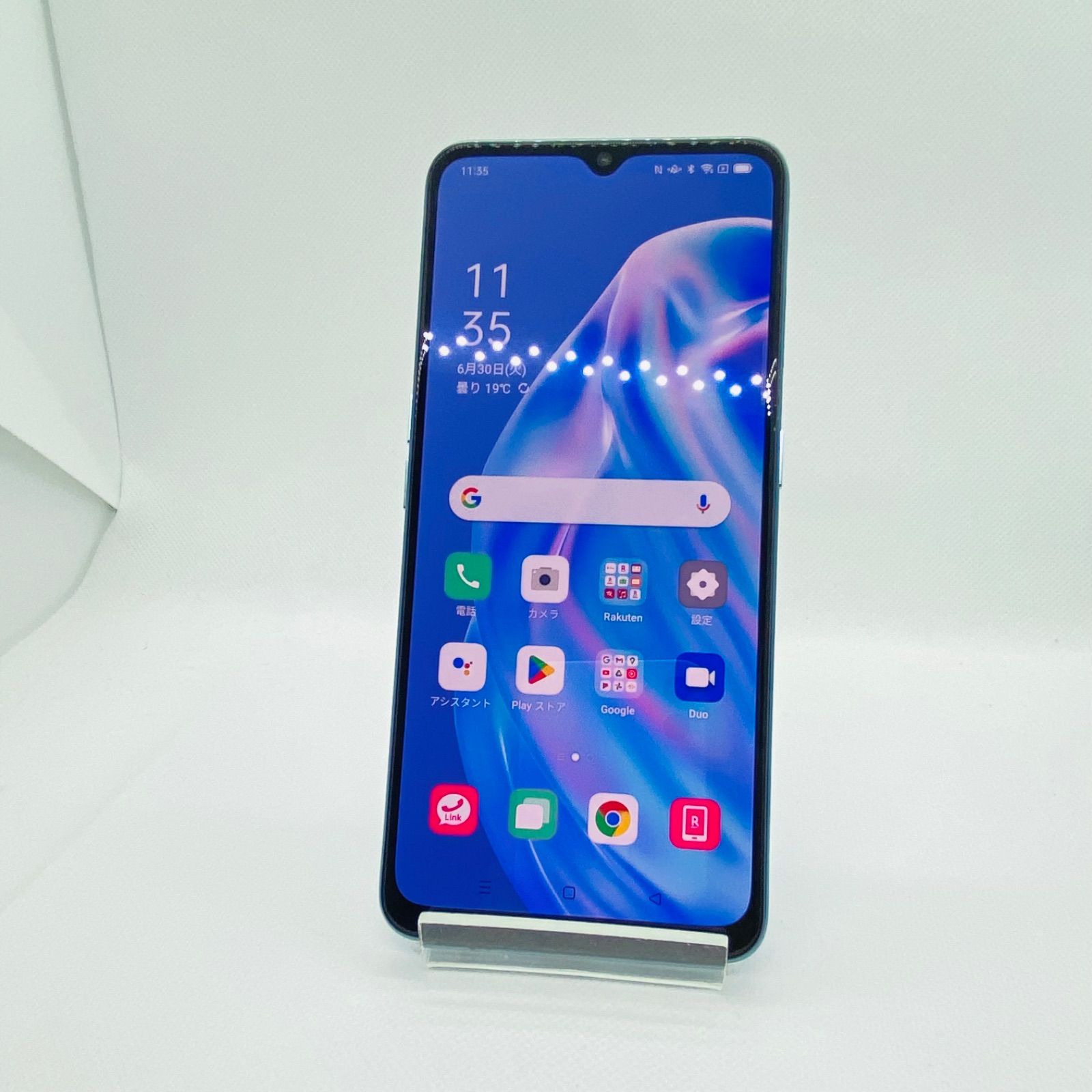 OPPO Reno3 A ホワイトブルー 128GB SIMフリー ワイモバイル版 家電