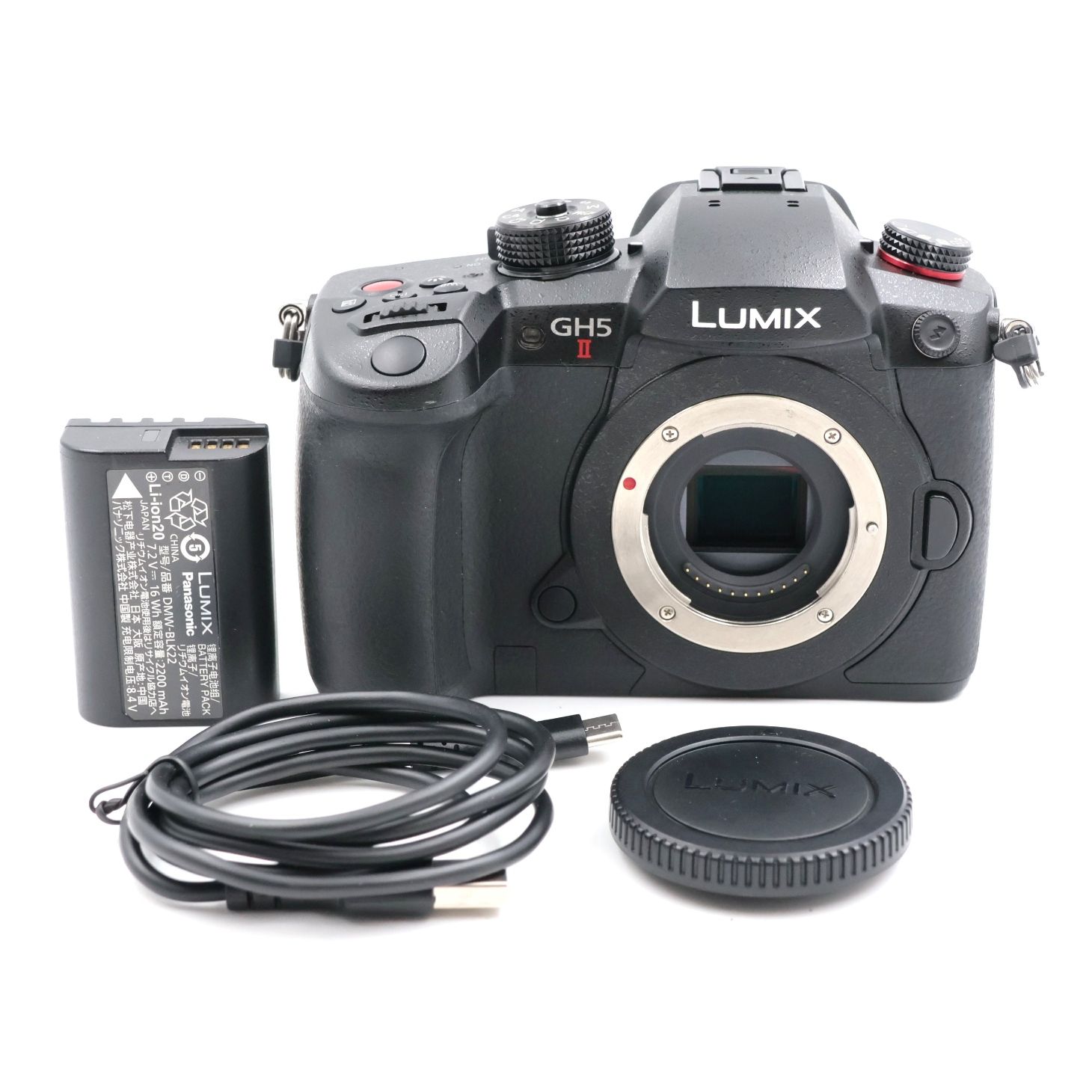 ■シャッター数6245枚！極上品■ Panasonic LUMIX GH5II ボディ DC-GH5M2 ミラーレス一眼カメラ ボディ パナソニック