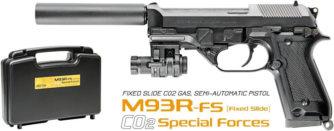 マルゼン MARUZEN ガスガン ベレッタ M93R-FS CO2 スペシャルフォース 固定スライド ガスガン ハンドガン (4992487293050)