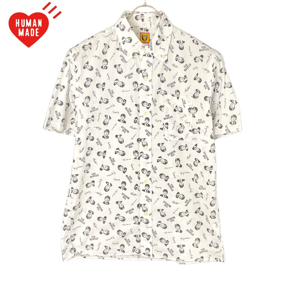 HUMAN MADE ヒューマンメイド BEATLES ビートルズ ALOHA SHIRT アロハシャツ M ホワイト 【値下げ交渉歓迎】 14,200円