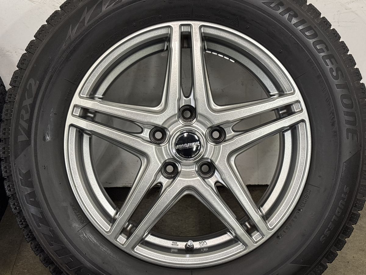 美品】WAREN 16in 6.5J +38 PCD114.3 ブリヂストン ブリザック VRX2