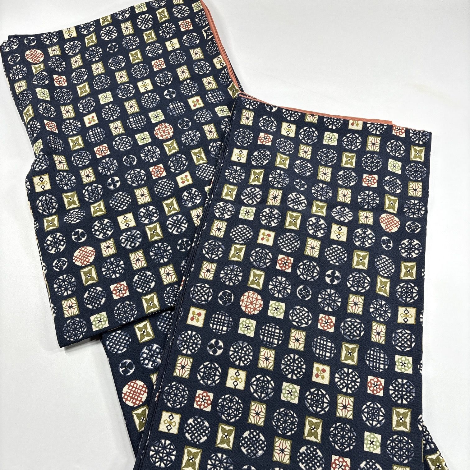 小紋 9枚 正絹 着物まとめ売り【6545】同梱購入歓迎 リメイク用 着付け