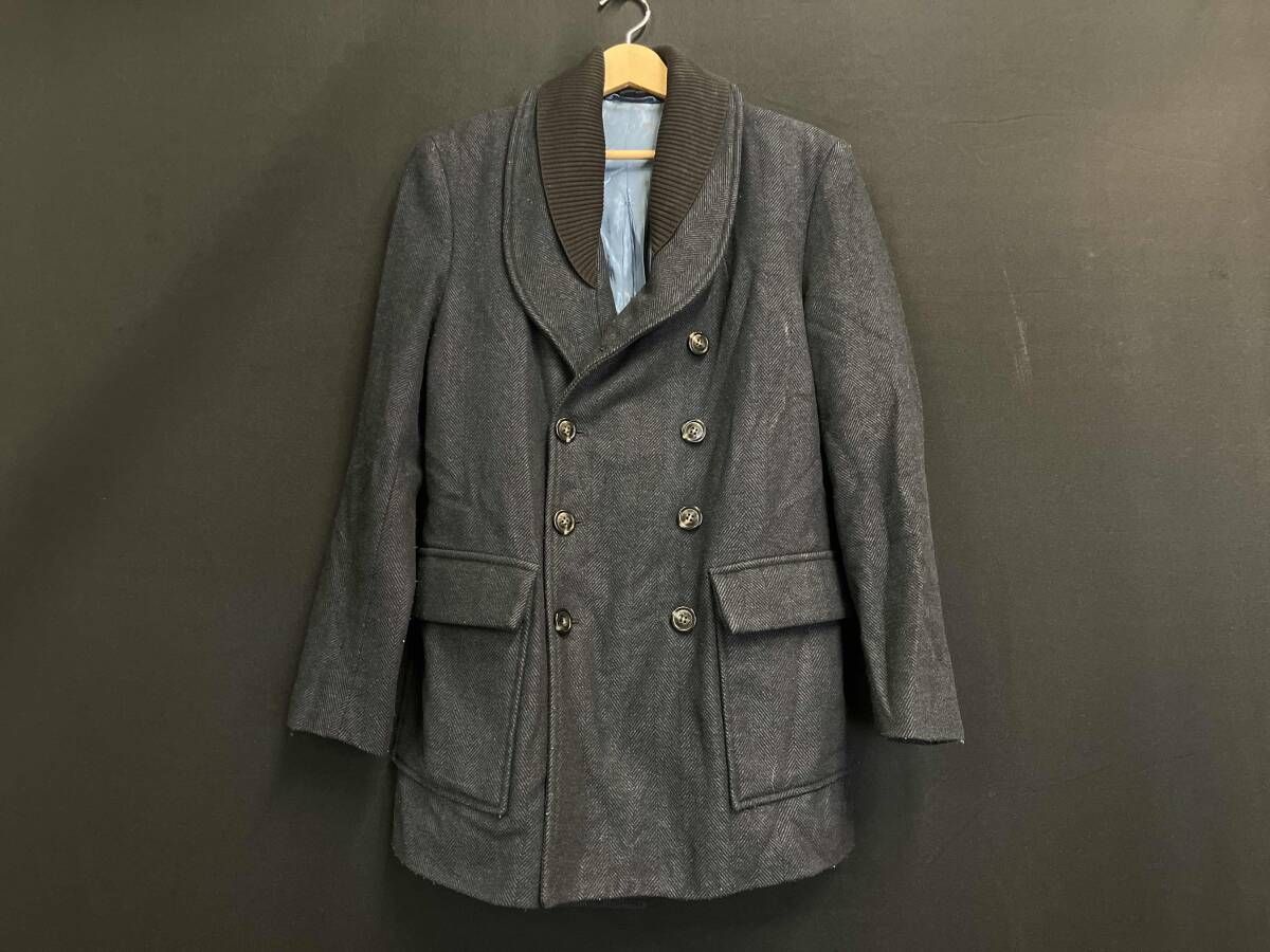 VIVIENNE WESTWOOD ヴィヴィアンウエストウッド ウールダブルコート VI-S1-88691 ネイビー 44