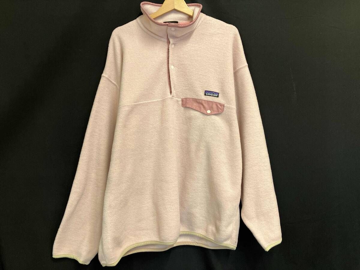 Patagonia パタゴニア SYNCHILLA シンチラ スナップT フリース 25450F5 ピンク XL