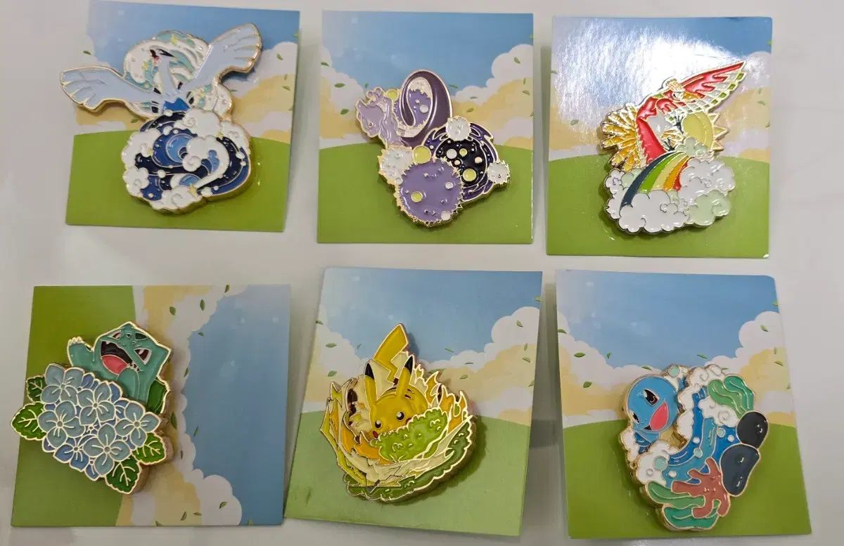 ポケットモンスター メタル バッジ 6種 まとめ 出品