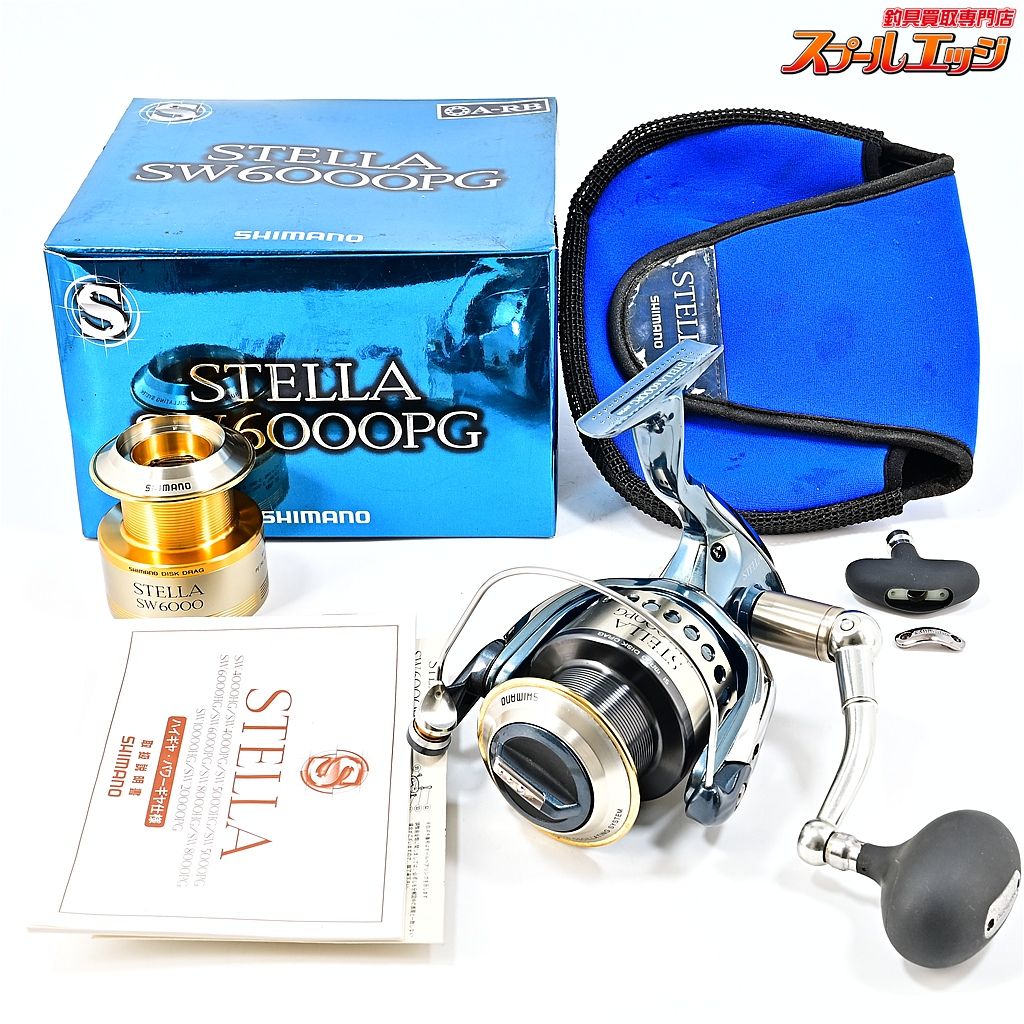 ★☆【シマノ】 01ステラ SW6000PG 替スプール付 SHIMANO STELLA★☆m45757