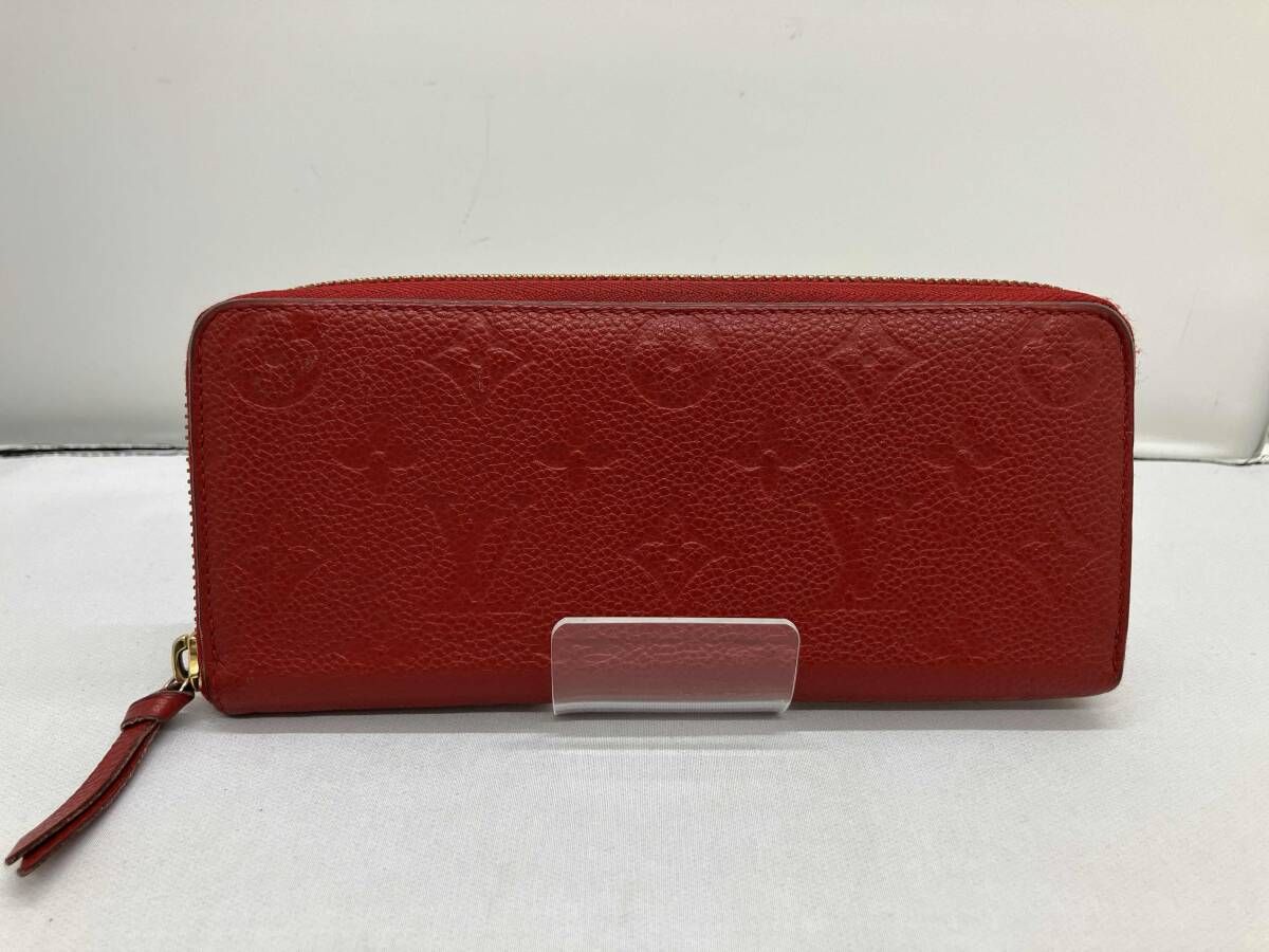 LOUIS VUITTON ルイヴィトン ポルトフォイユ クレマンス 長財布 M60169 レディース 赤 レッド