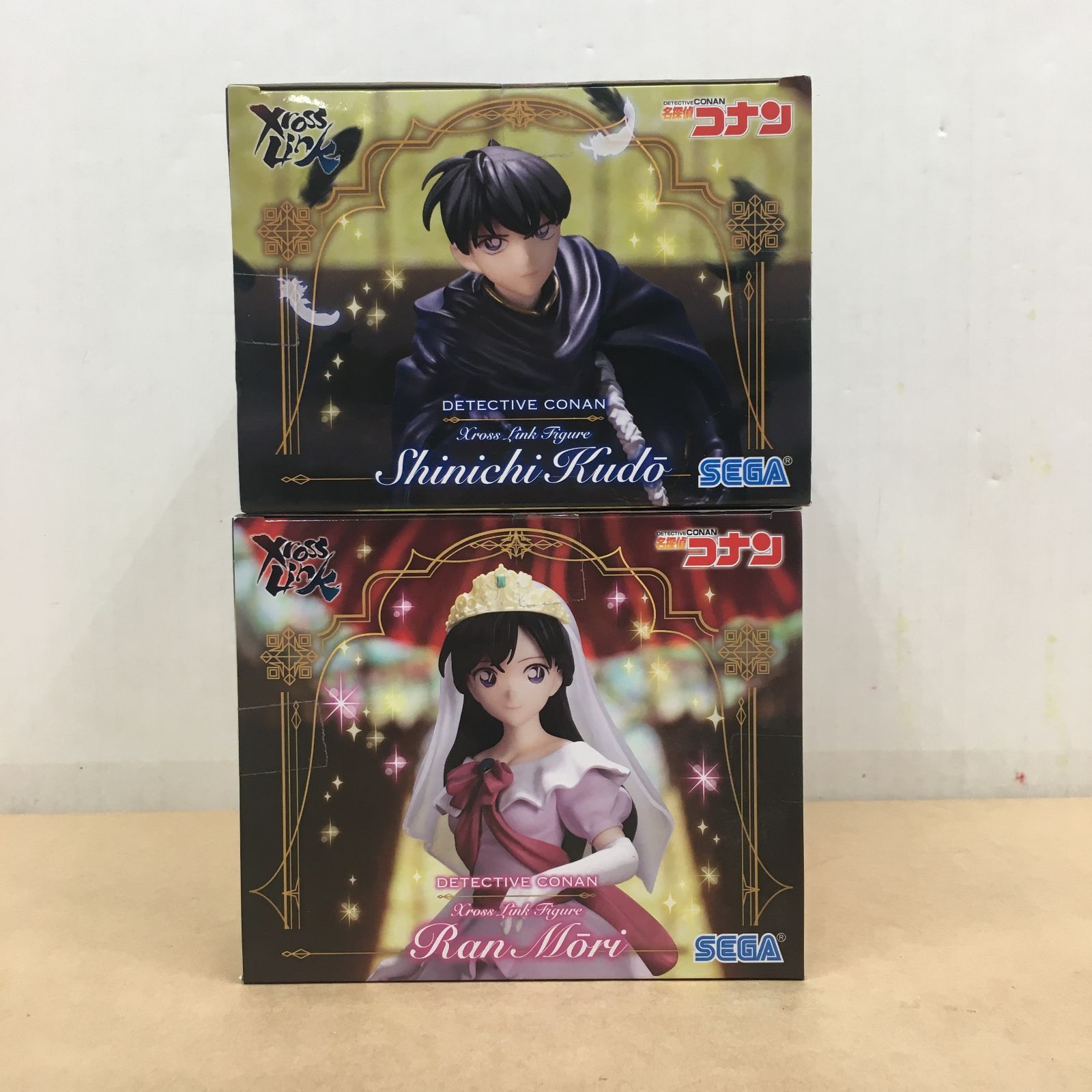 未開封 名探偵コナン XrossLink フィギュア 工藤新一 毛利蘭 セット