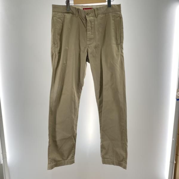 中古】Supreme Crown Chino Pant サイズ32 ベージュ シュプリーム[91