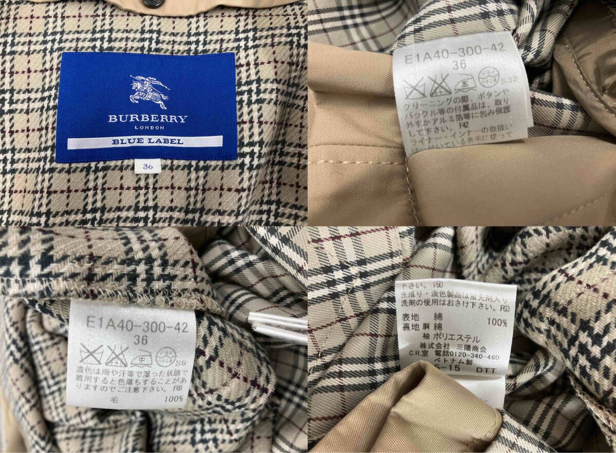 BURBERRY BLUE LABEL バーバリー ブルーラベルE1A40-300-42 レディース