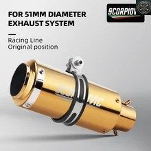 ステンレス製オートバイ排気管 LOCOMOTIVAS PROFISSIONAIS テールパイプ 51MM 7,725円