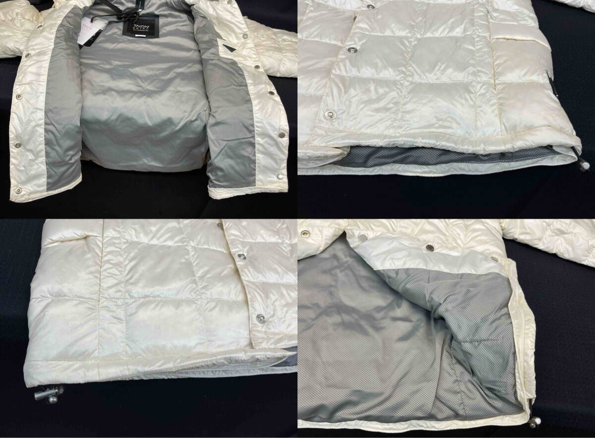 TAIONEXTRA タイオン エクストラダウンジャケット3Way S ホワイト TAION EXTRA タイオン エクストラ ダウンジャケット OFF WHITE オフ