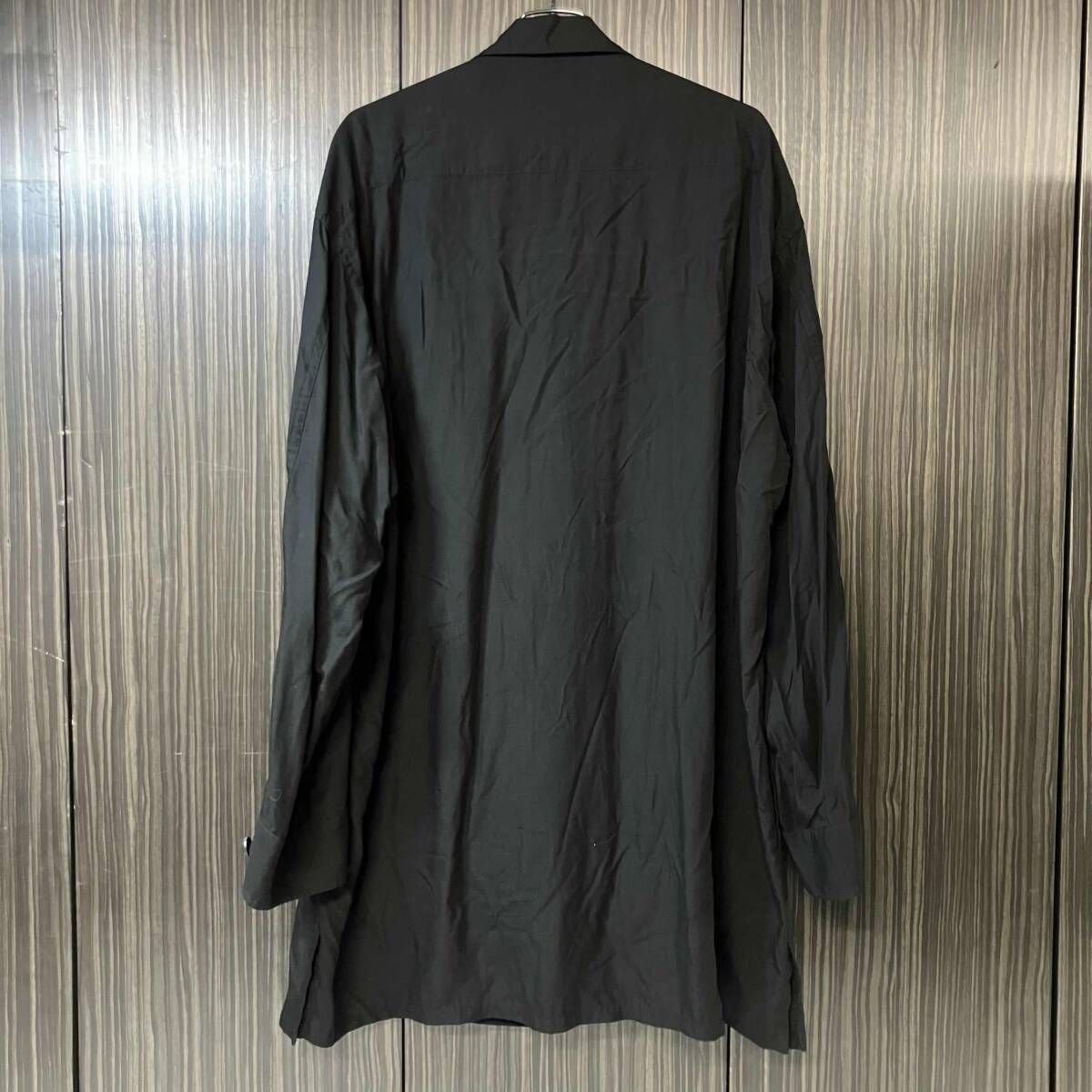 23AW YOHJI YAMAMOTO POUR HOMME 長袖シャツ M-DOUBLE LEFT FRONT