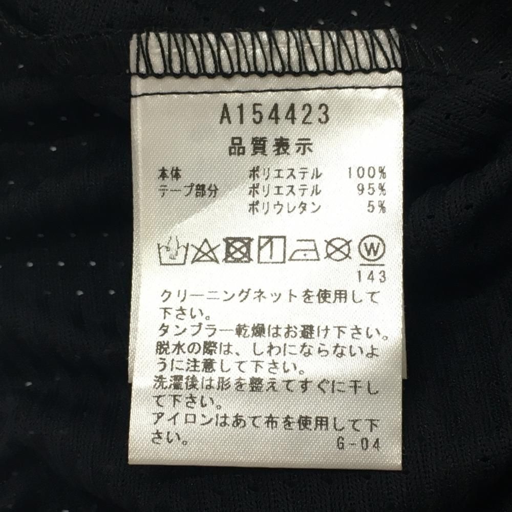 超美品】アルチビオ ジップベスト 黒 メッシュ調生地 背面ロゴ