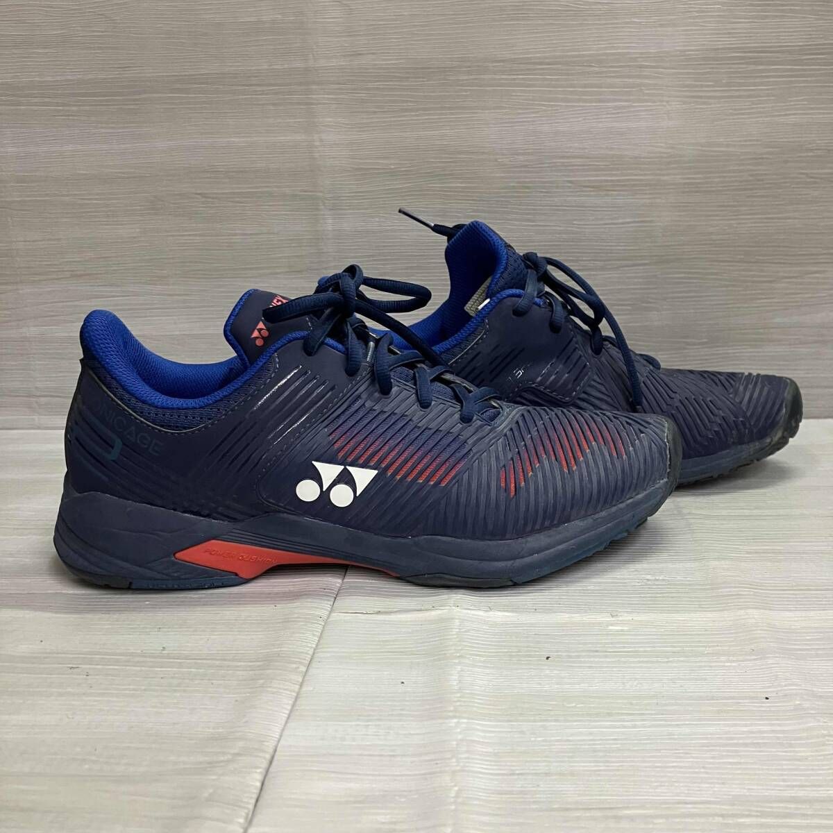 YONEX テニスシューズ ネイビー YONEX ヨネックス テニスシューズ パワークッションソニケージ2ワイド