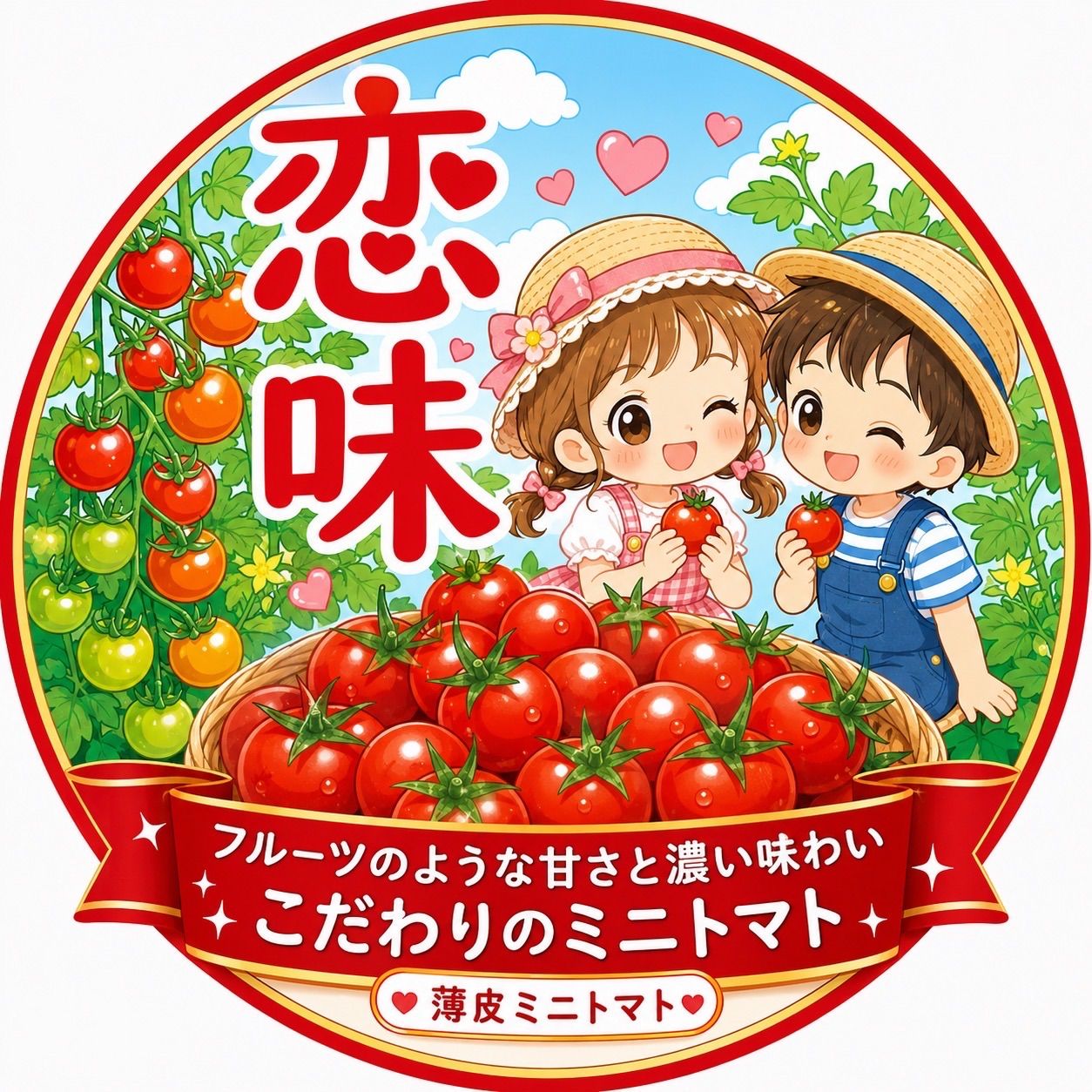 濃厚な甘さ❣️恋味1.2キロ‼️ミニトマト - メルカリ