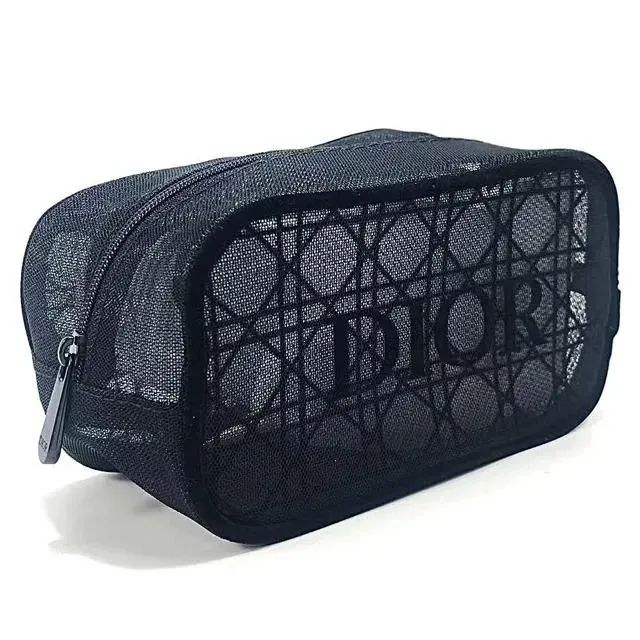 DIOR BEAUTY ディオール メッシュ コスメ化粧ポーチ ブラック Gift Box