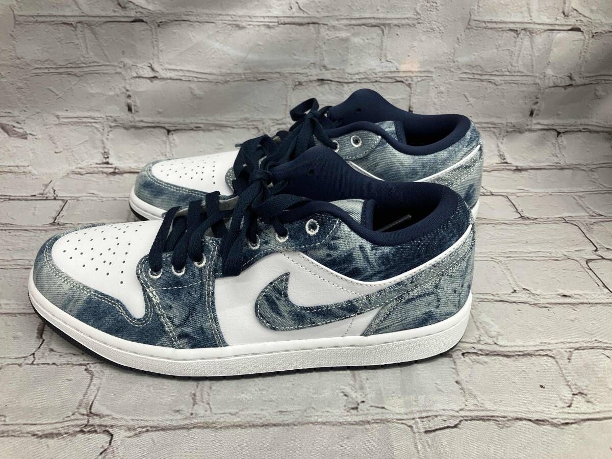 NIKE CZ8455-100 AIR JORDAN1 LOW WASHED DENIM スニーカー
