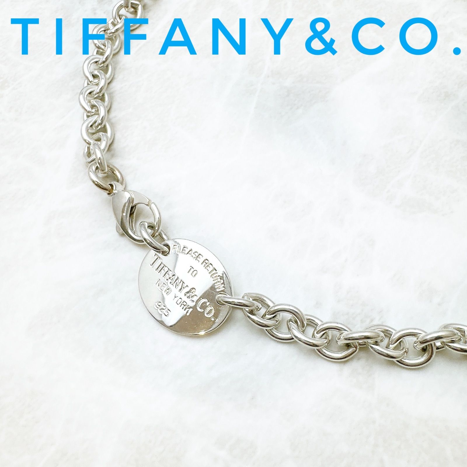 美品/人気?Tiffany＆Co. リターントゥ シルバーネックレス（チョーカー） 約 41 cm U