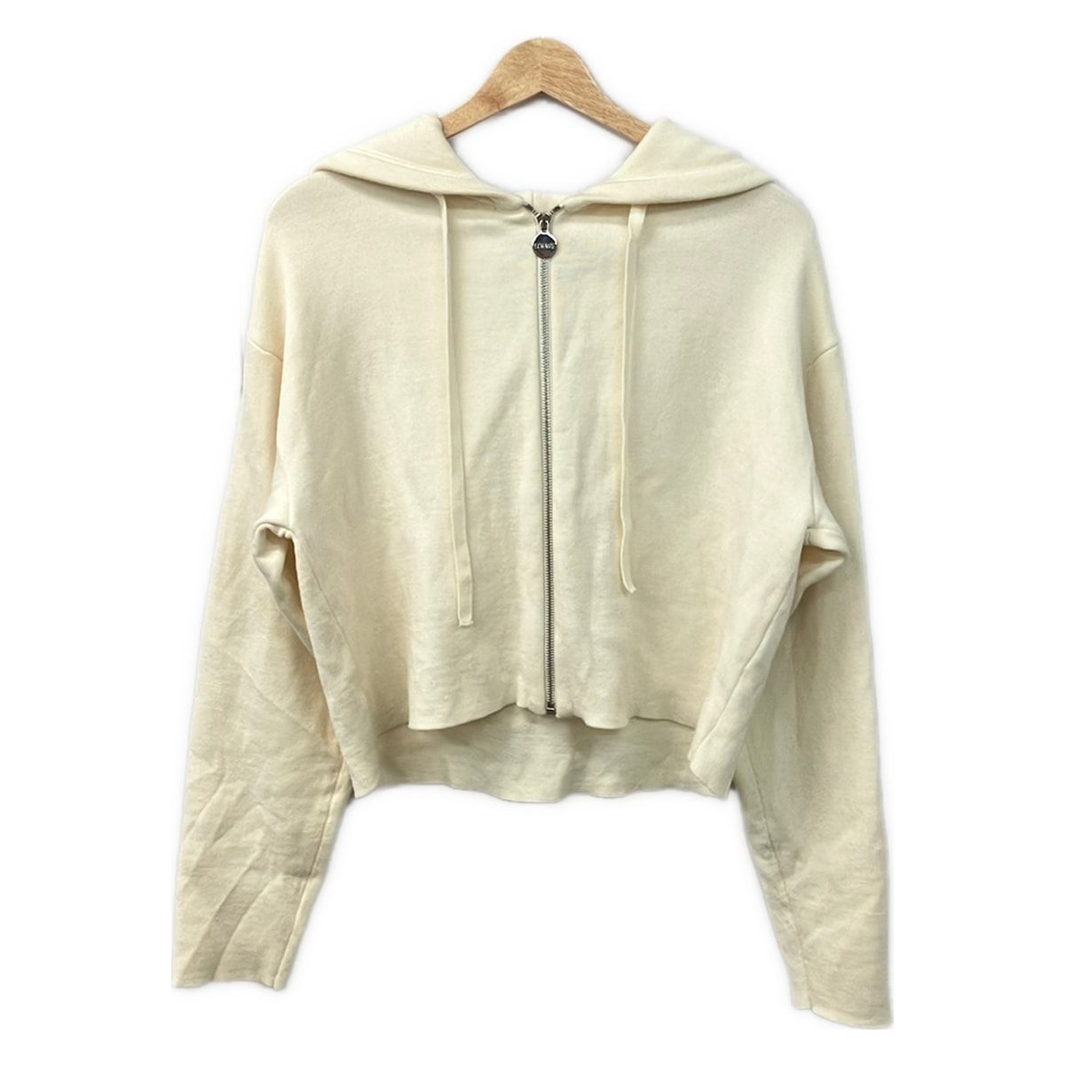 LOEWE(ロエベ) パーカー サイズS レディース美品 - S359Y16K42 アイボリー 長袖/ショート丈 28,584円