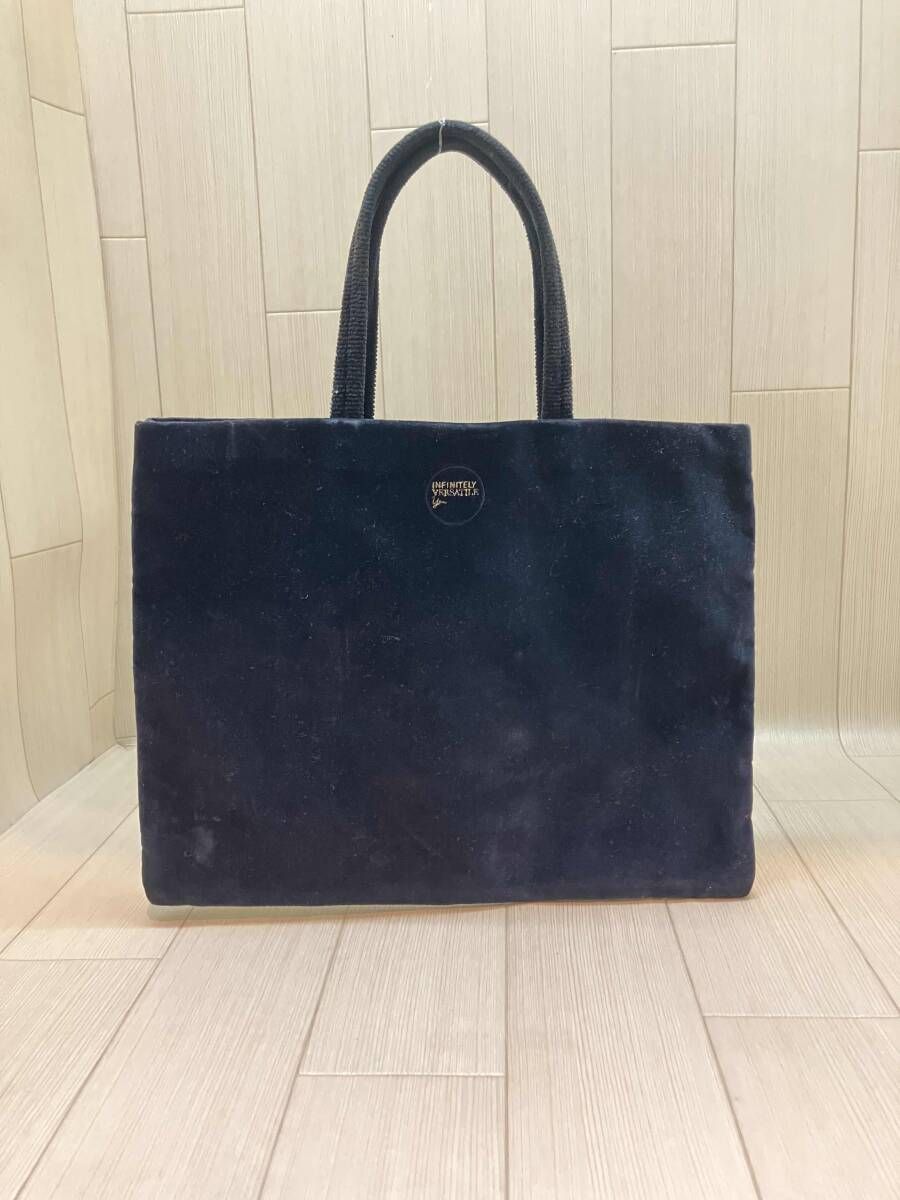★ IVY アイビーアイムネイビー× FEILER フェイラー トートバッグ Velour Tote Bag ネイビー 通年 11,689円