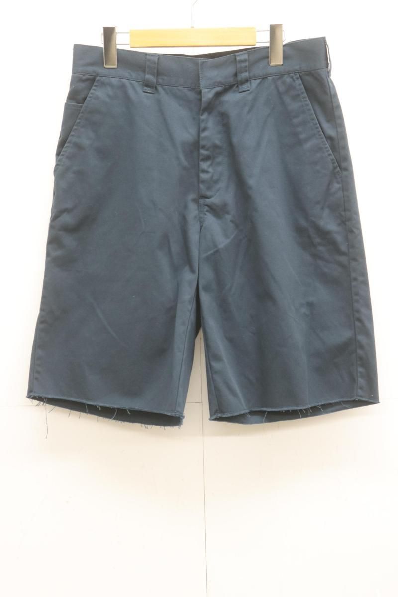 【中古】 Supreme メンズショートパンツ 30 25SS work short Supreme 30 紺 ネイビー ロゴ