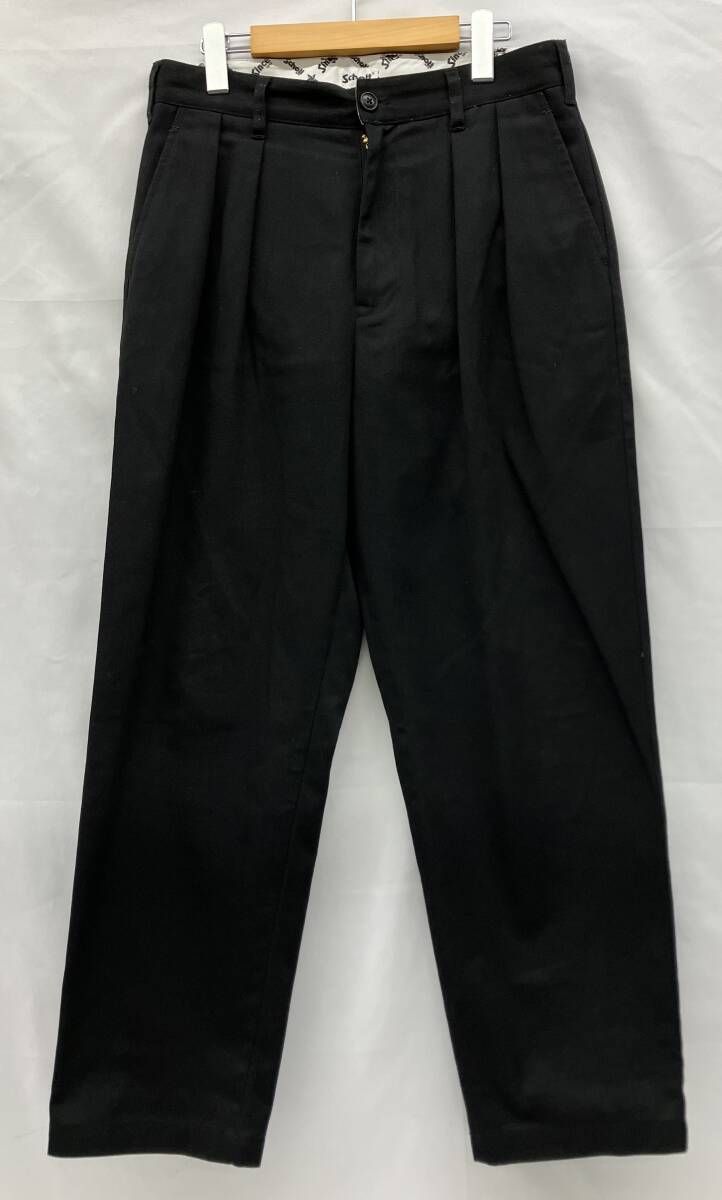 Double pleated ズボン 2タック TC DOUBLE PLEATED WIDE PANTS 2タック