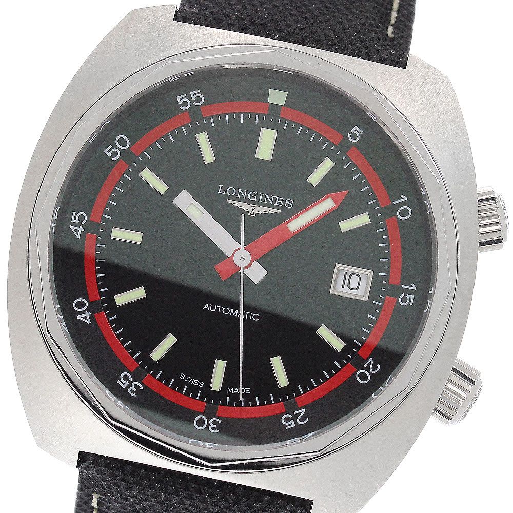 ロンジン LONGINES L2.795.4 ヘリテージダイバー デイト 自動巻き メンズ 美品 箱付き_966794