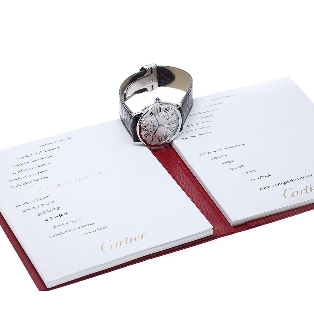 カルティエ CARTIER WSRN0013 ロンドソロ MM 自動巻き ボーイズ 保証書