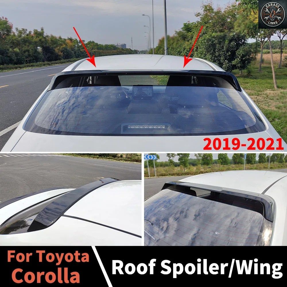 改造パーツ トヨタ カローラ 2019 - 21 トランク ブーツ リップ スプリッター デコレーション チューニング ルーフ スポイラー ウィング 12,373円