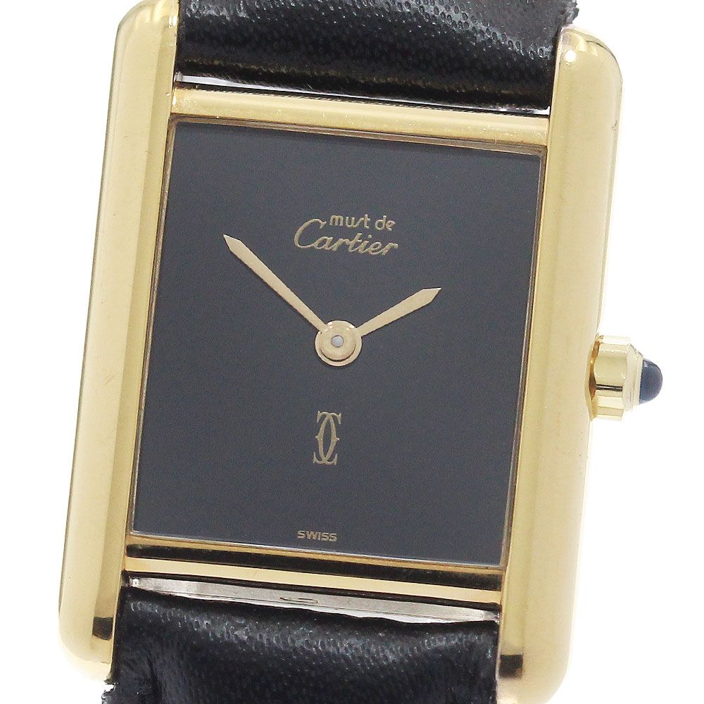 訳あり カルティエ CARTIER マストタンク クォーツ レディース _754287
