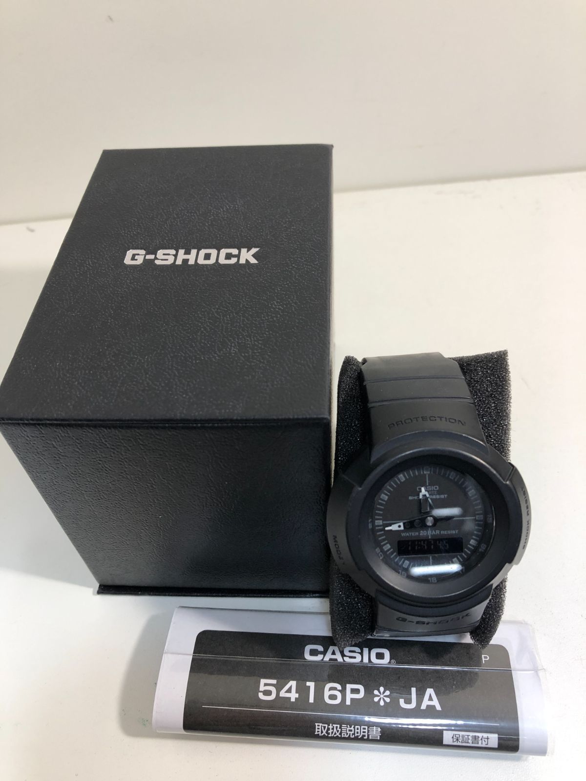 036003 G-SHOCK AW-500BB 腕時計 ブラック CASIO カシオ - メルカリ