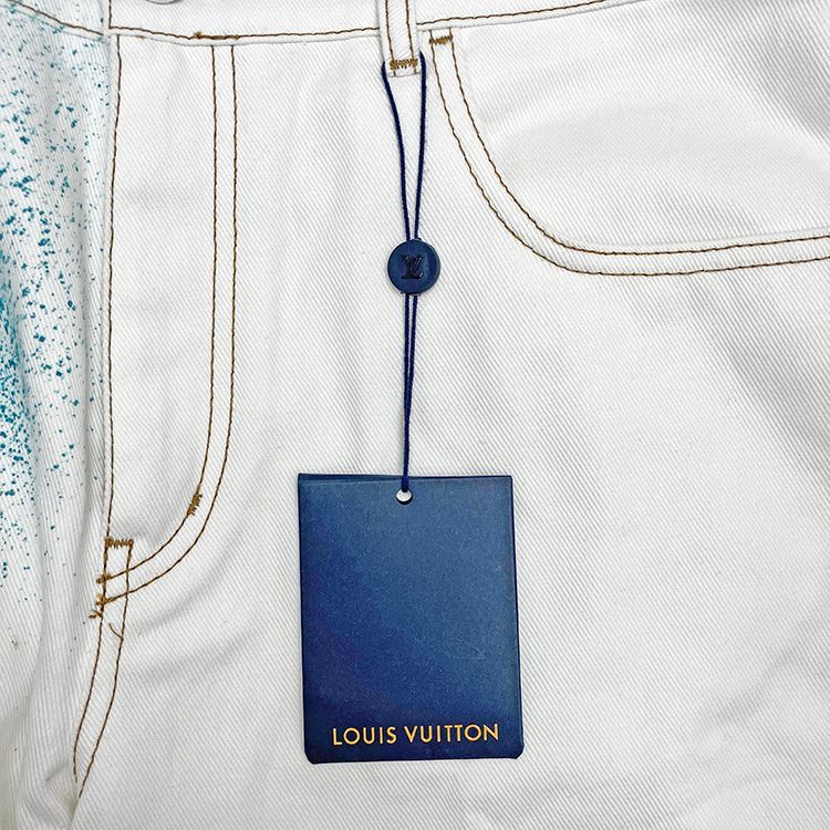 未使用品 LOUIS VUITTON ルイヴィトン 23SS スプレーモノグラム デニム