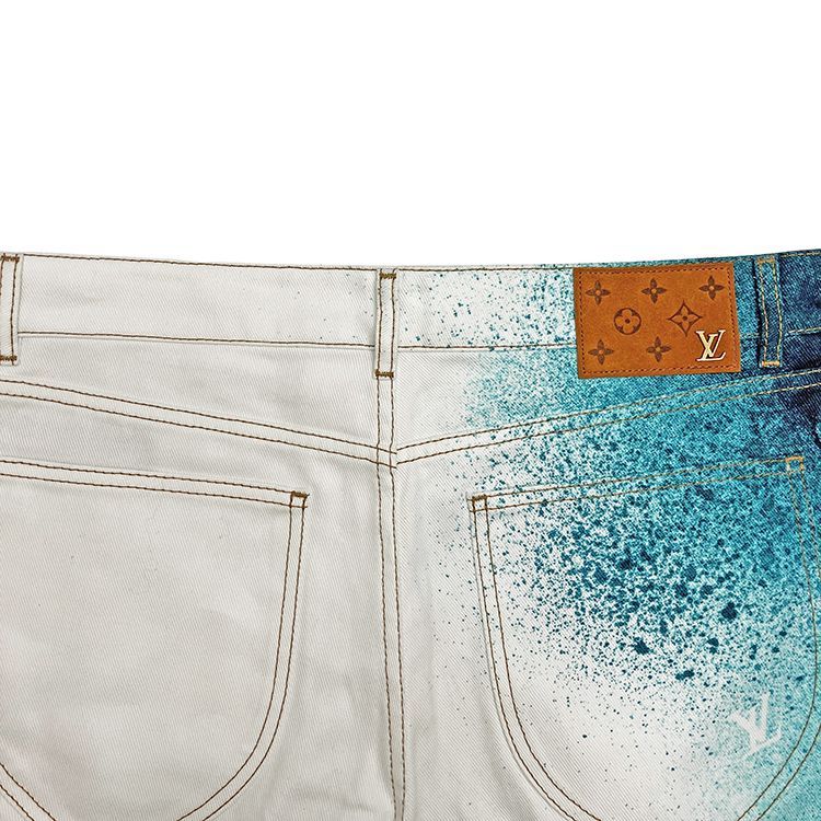 未使用品 LOUIS VUITTON ルイヴィトン 23SS スプレーモノグラム デニム