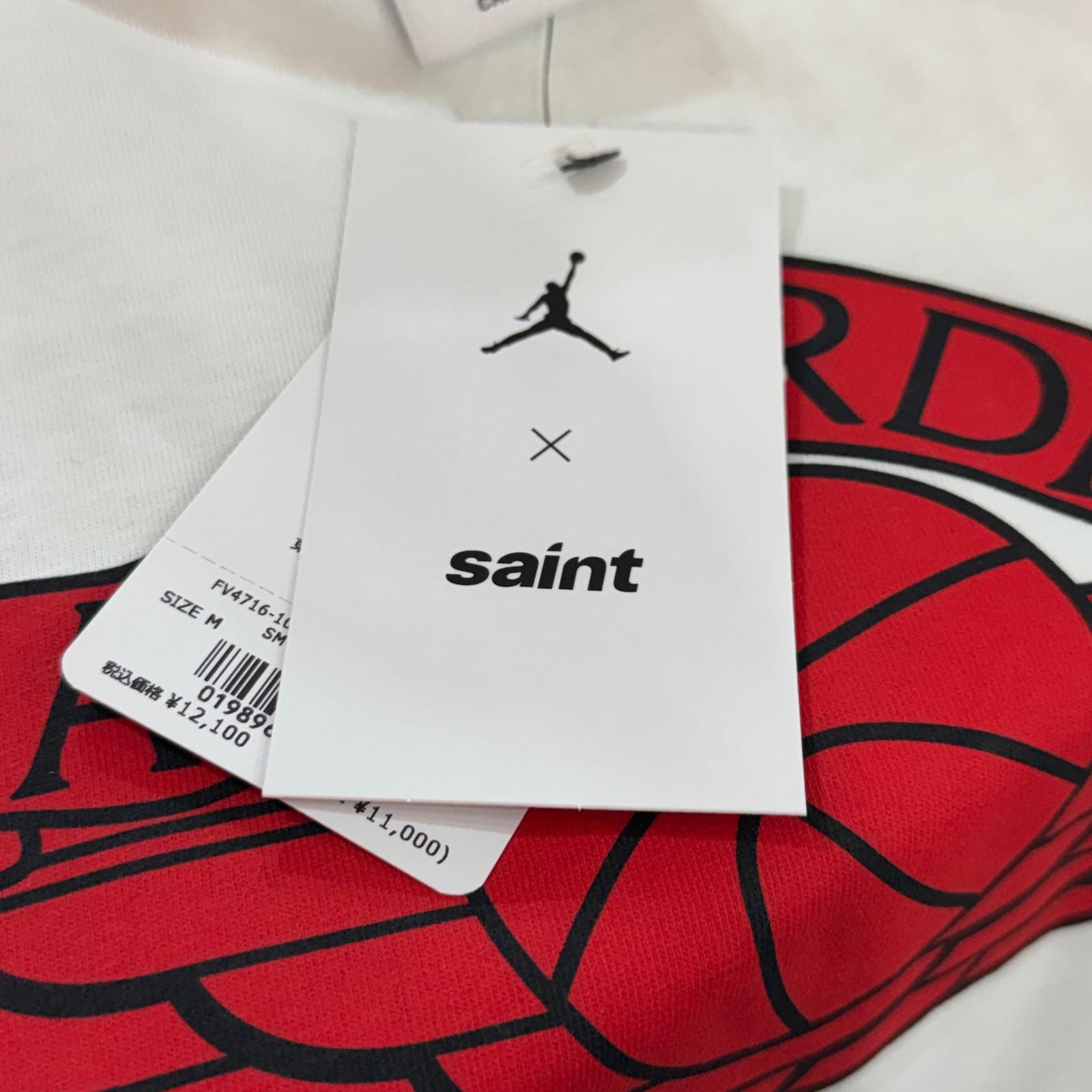 未使用 SAINT MICHAEL × JORDAN 26SS M J SM SS TEE ジョーダンTシャツ