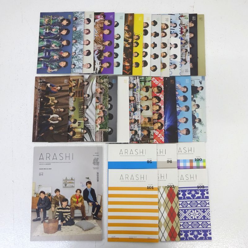 三重店】嵐 ファンクラブ 会報 67号～96号 100号～103号 計34冊 まとめ