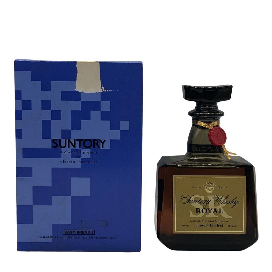 古酒　サントリーウイスキー ロイヤル 720ml 43% SR ３本 東京都限定】サントリー ローヤル SR 720ml 43% 未開栓 - メルカリ