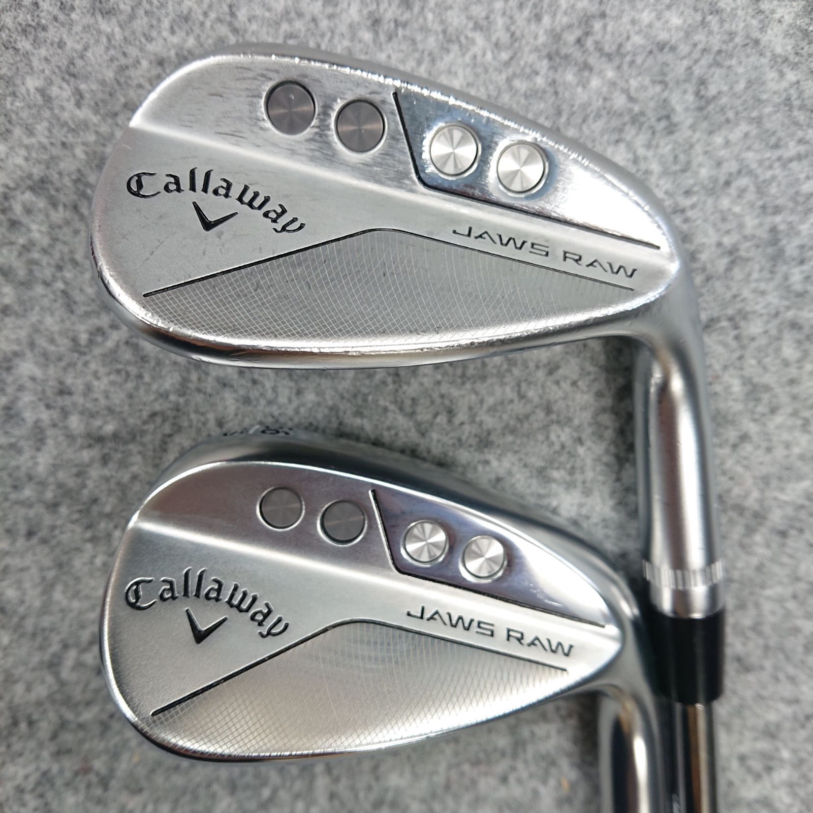 ノーメッキフェース キャロウェイ JAWS RAW ウェッジ 50° ＆ 56° 2本セット N.S.PRO MODUS3 モーダス3 TOUR115 (S) 日本仕様
