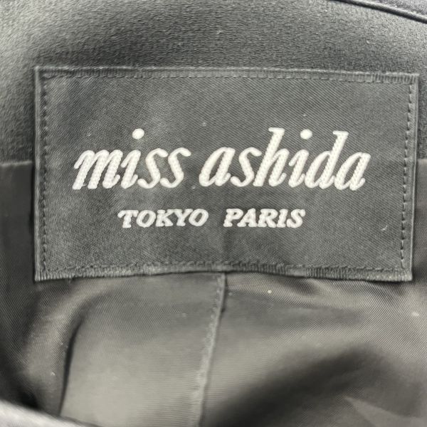 ◇ ミスアシダ MISS ASHIDA ノーカラージャケット 長袖 ベロア
