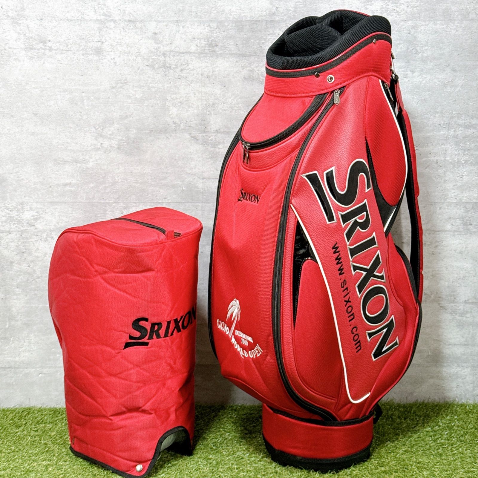 限定 希少 SRIXON スリクソン キャディバッグ CASIO WORLD OPEN 9.0型