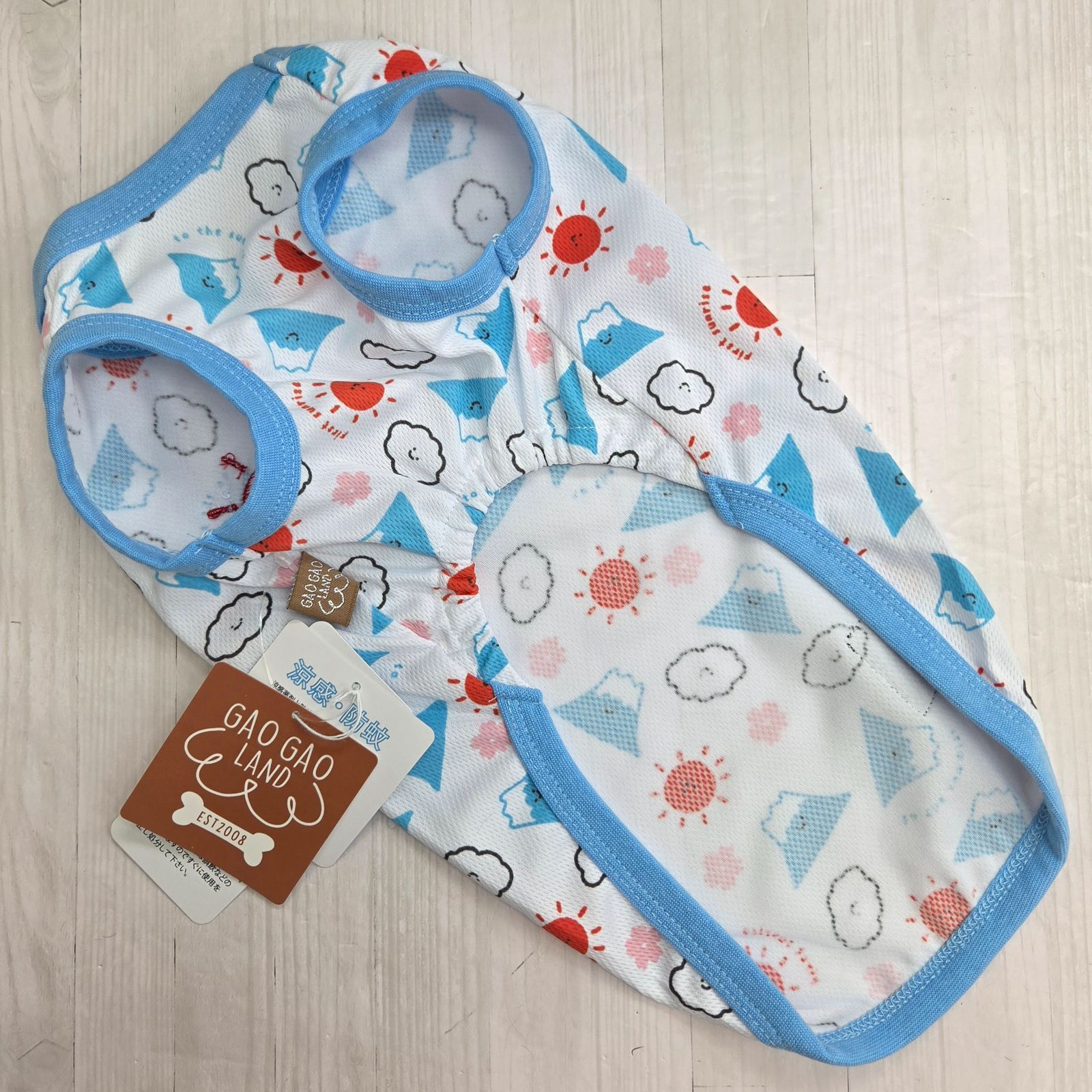 犬服 ◇新品、未使用品◇ Pet Queen 富士山メッシュタンクトップ 